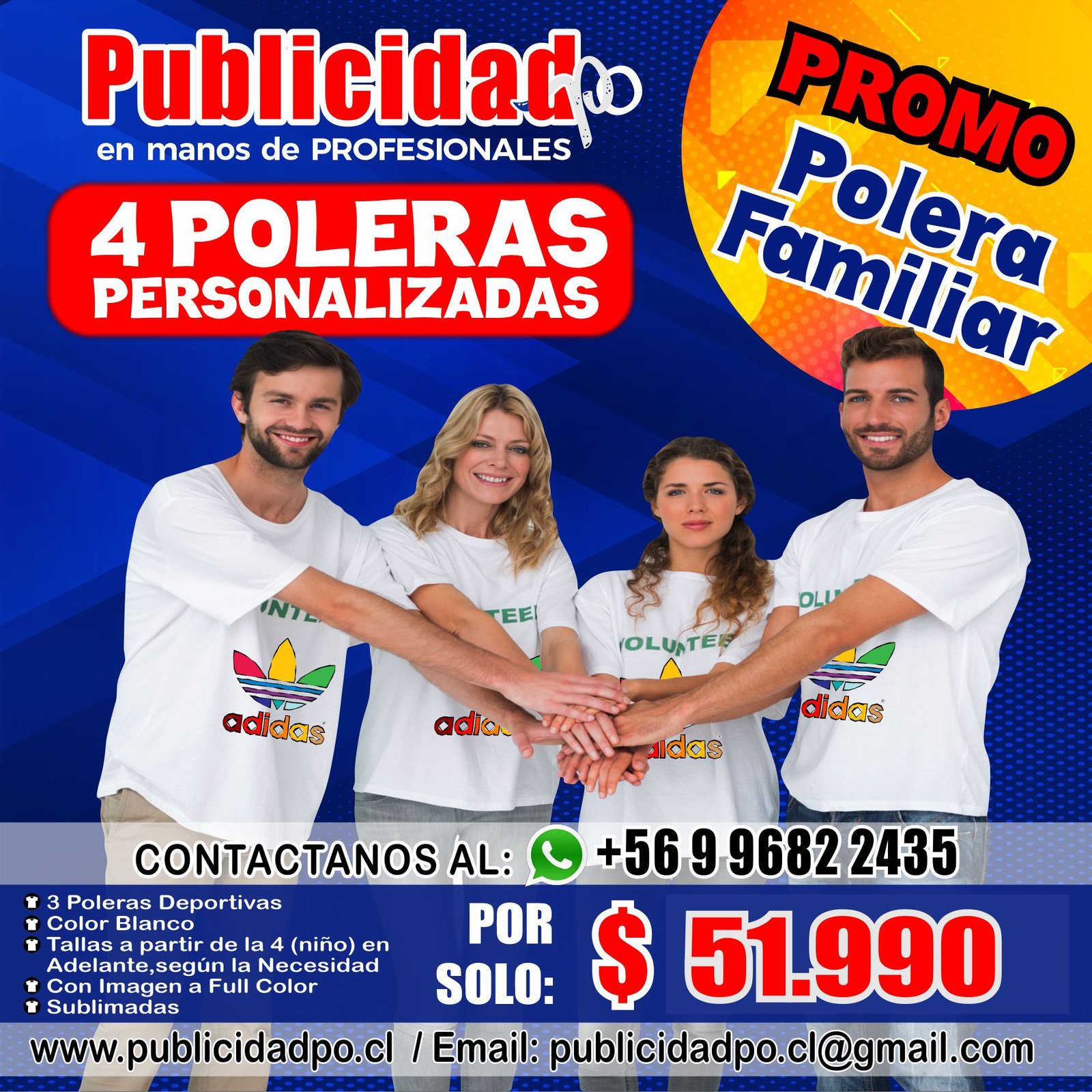 Promocion de  Poleras